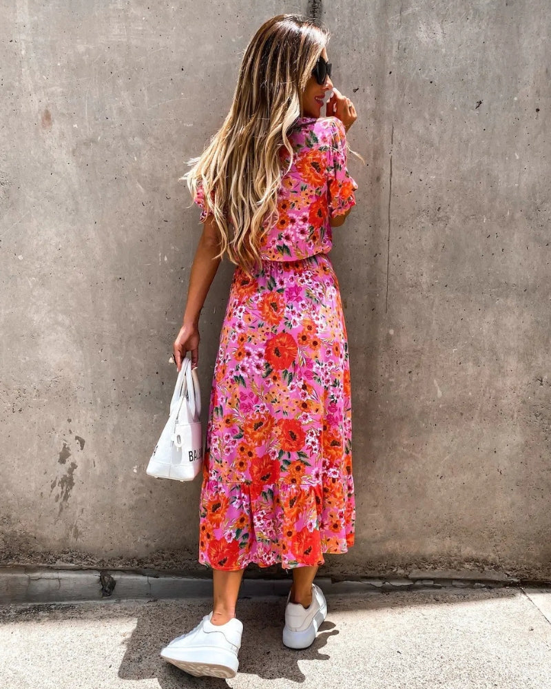 NAILA - ELEGANT FLORAL DRESS