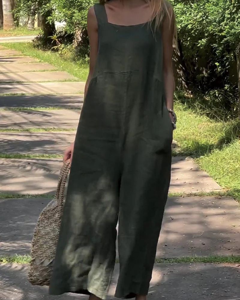 LILIANA - ELEGANT COTTON JUMPSUIT