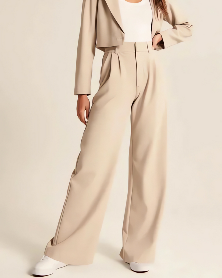 ARELLE - WIDE LEG TAILORED PANTS