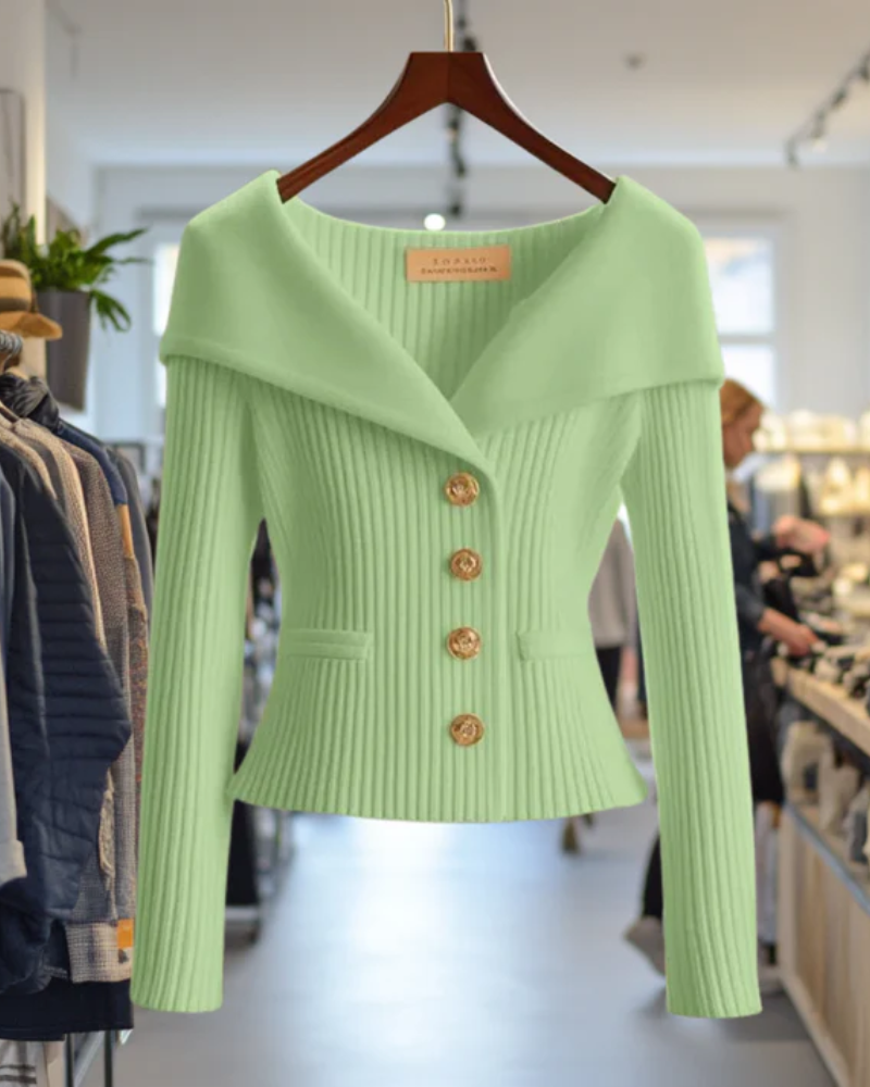 ELASE - Luxurious Knit Cardigan