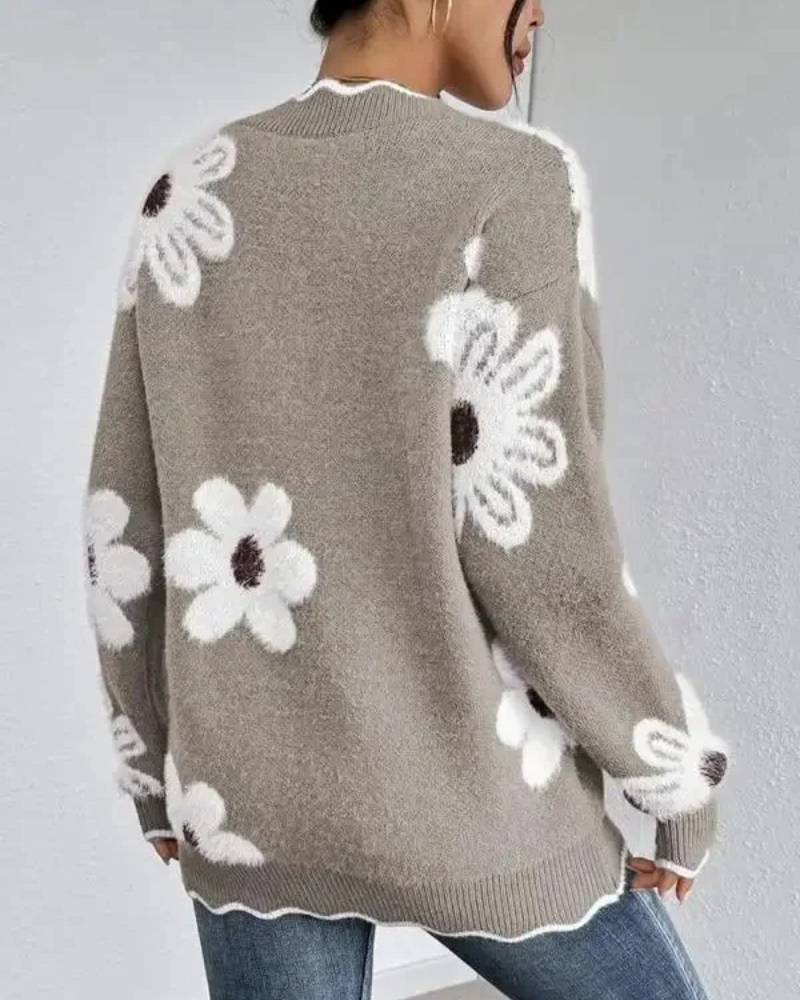 ARASE - FLORAL SWEATER
