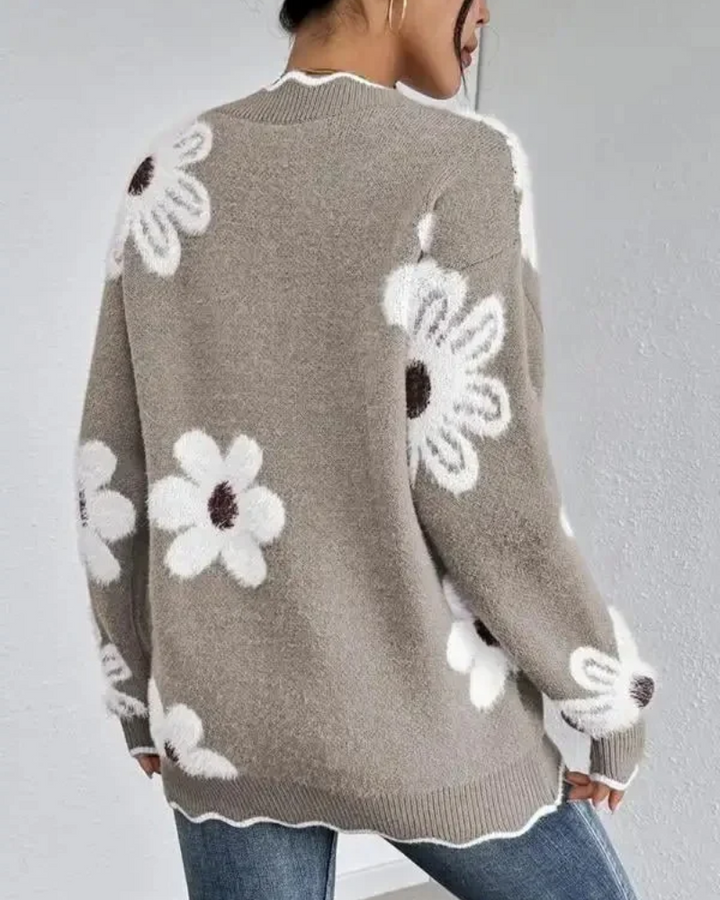 ARASE - FLORAL SWEATER