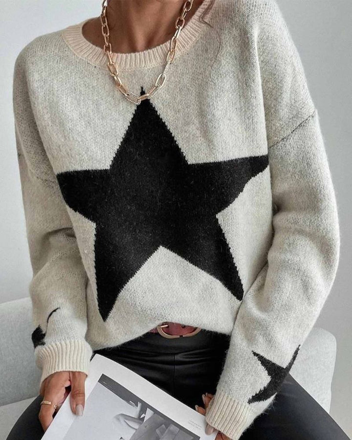 ESSENCE STAR - LONG SLEEVE SWEATER