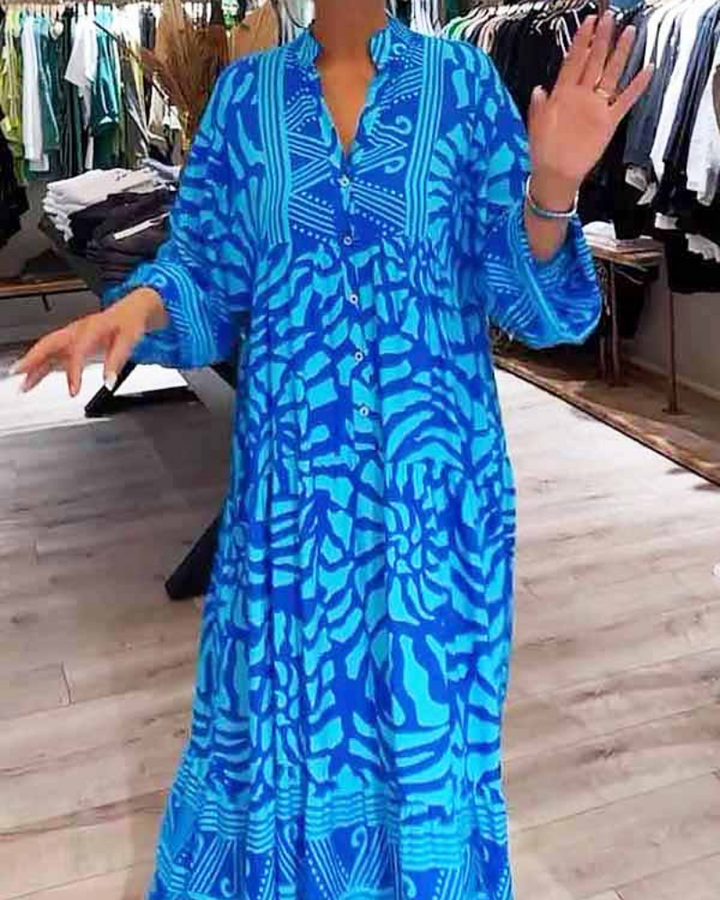 LENARA - Printed Loose Dress