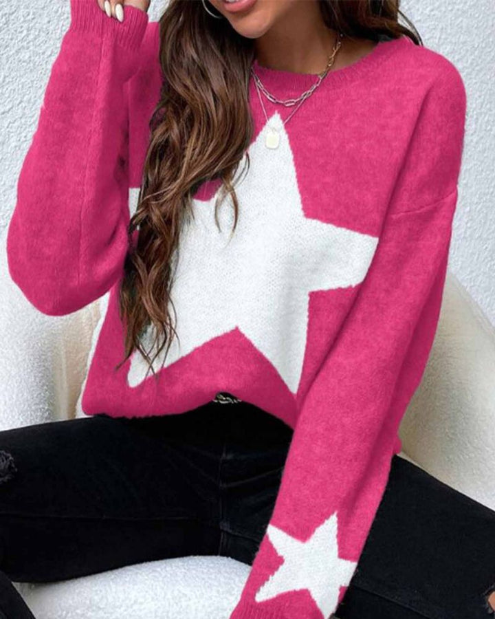 ESSENCE STAR - LONG SLEEVE SWEATER