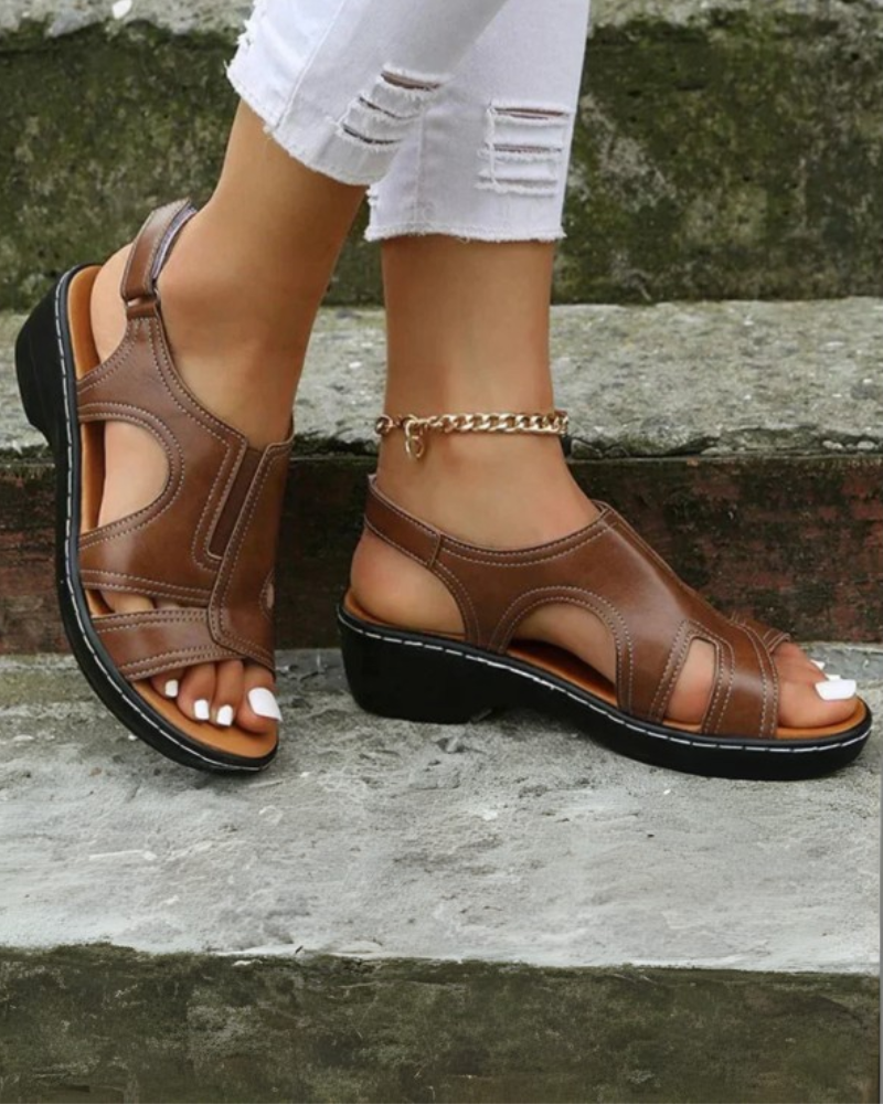 JOLIA - ORTHOPEDIC LEATHER SANDALS