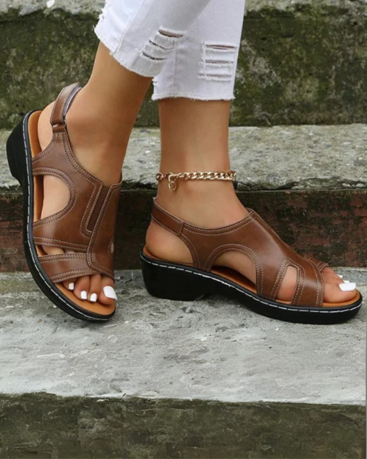 JOLIA - ORTHOPEDIC LEATHER SANDALS