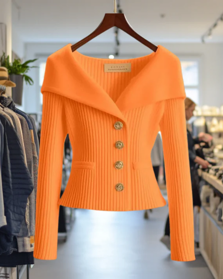 ELASE - Luxurious Knit Cardigan