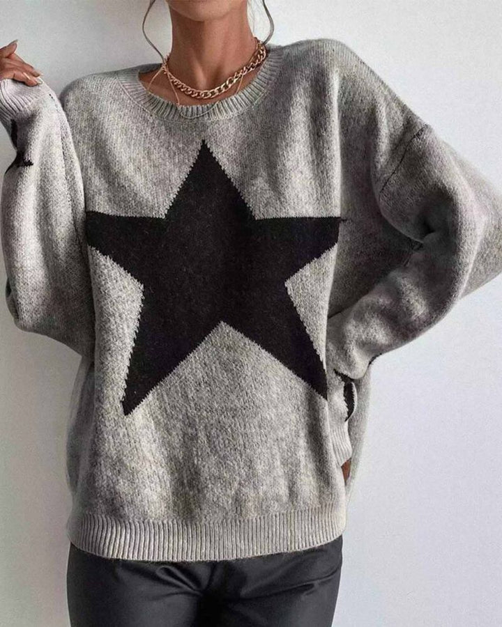 ESSENCE STAR - LONG SLEEVE SWEATER