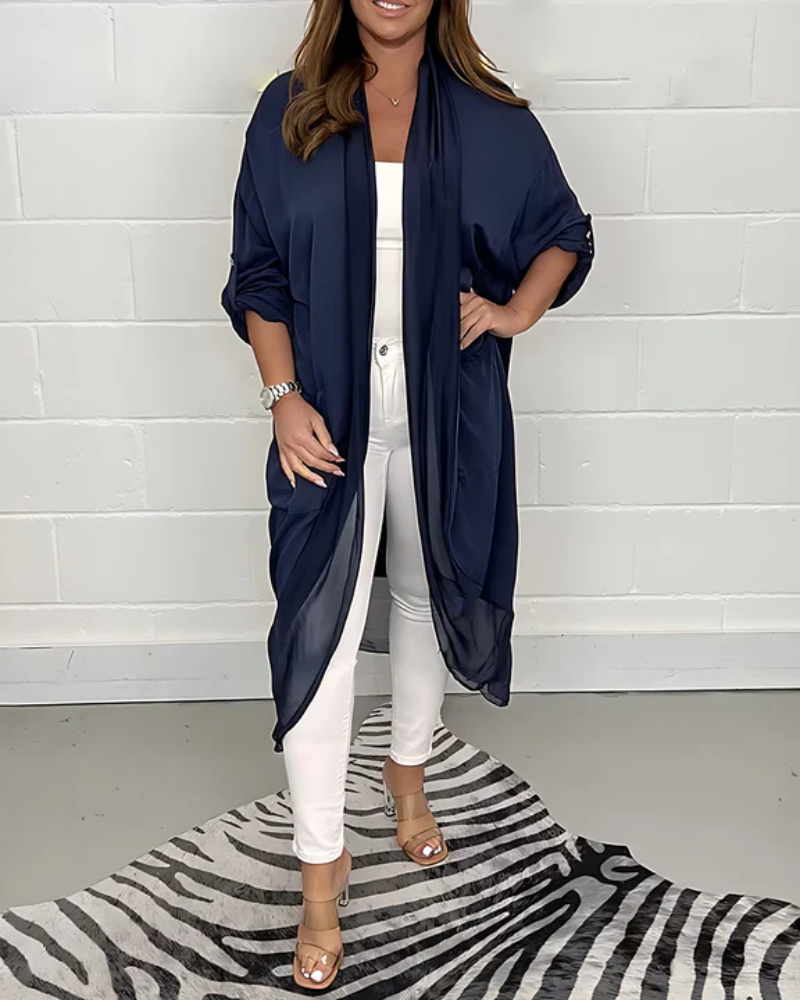 ORESA - SILKY LOOSE CARDIGAN