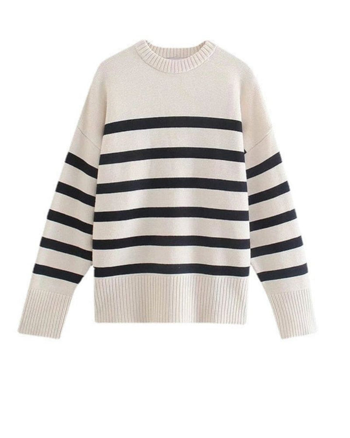 MAROLA - STRIPE KNITTED SWEATER