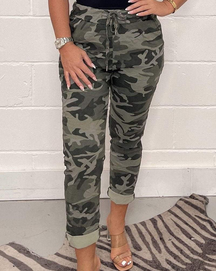HELEN - COMFORTABLE CAMOUFLAGE PANTS