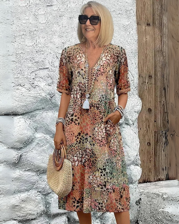 SKYE - Vibrant Mid Length Dress