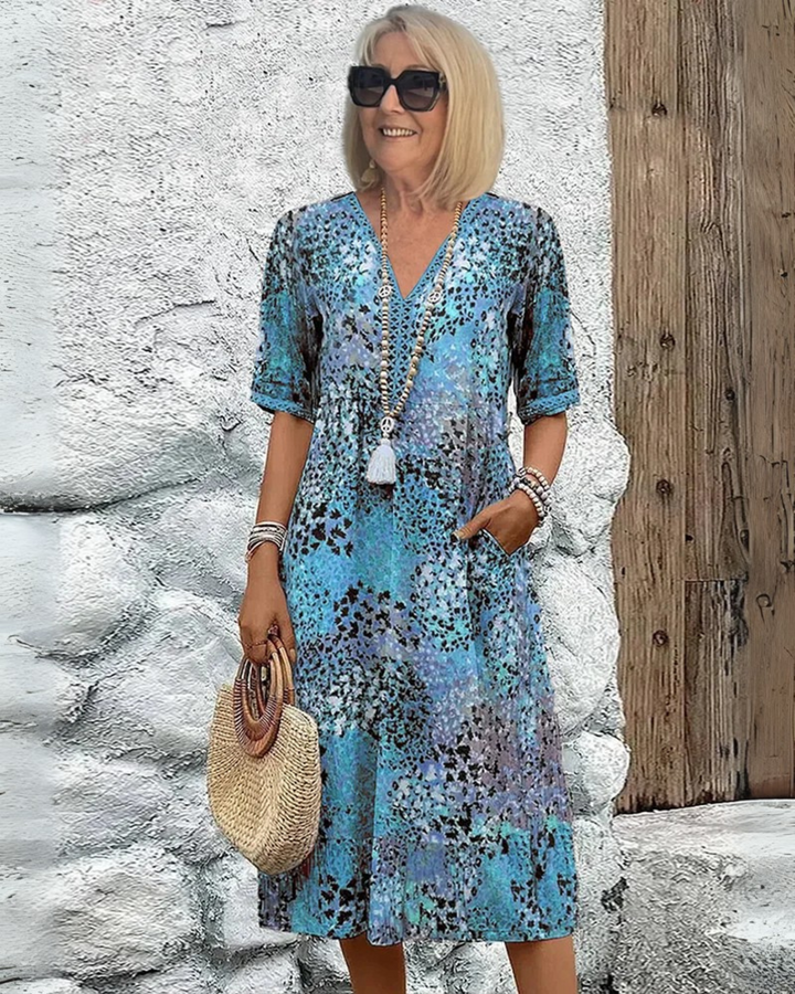 SKYE - Vibrant Mid Length Dress