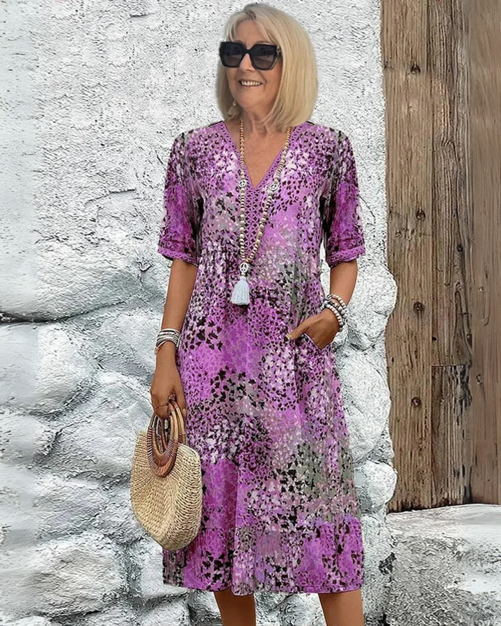 SKYE - Vibrant Mid Length Dress