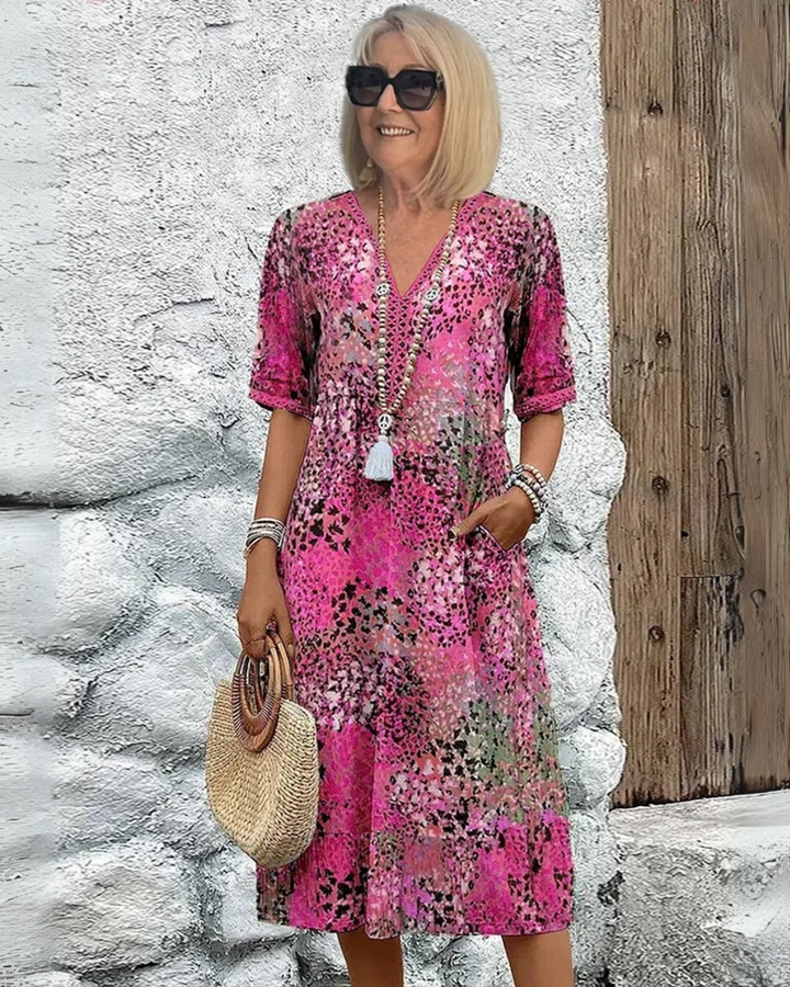 SKYE - Vibrant Mid Length Dress