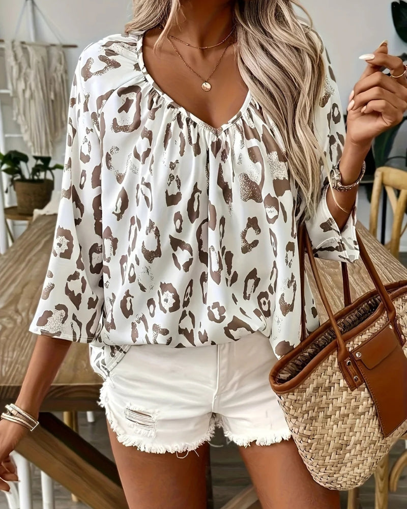 JULIANA - Leopard Blouse