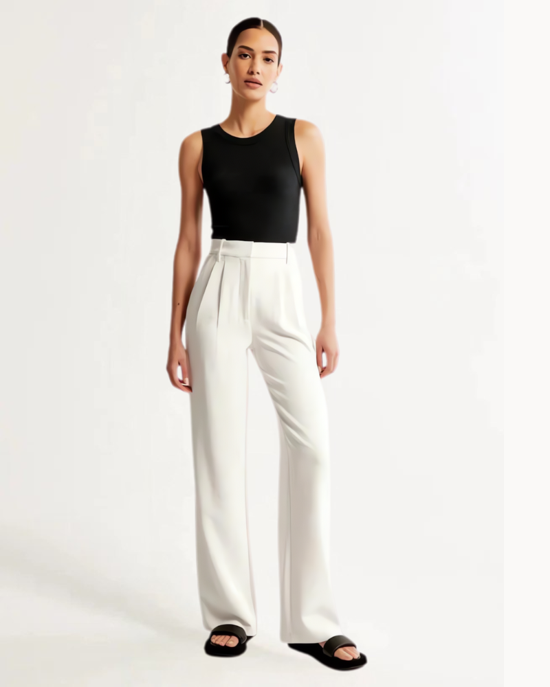 ARELLE - WIDE LEG TAILORED PANTS
