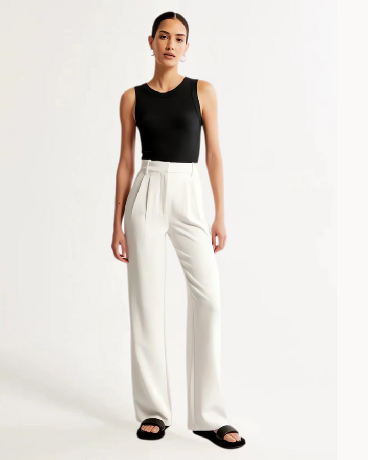 ARELLE - WIDE LEG TAILORED PANTS