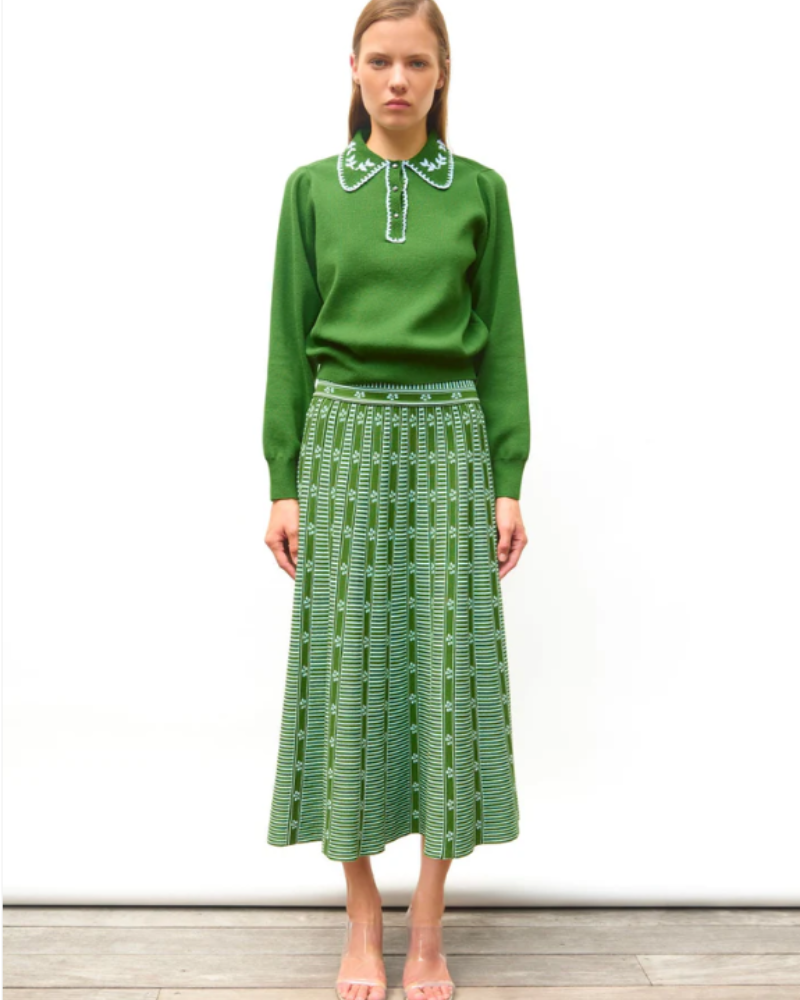 EMERALD - Jacquard Skirt
