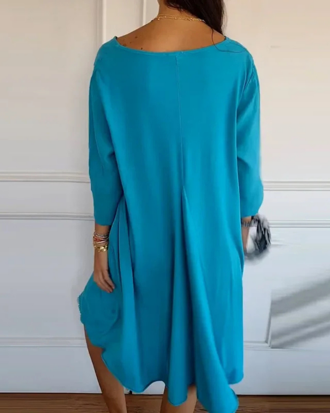 TERESA - 3/4 SLEEVE COMFY DRESS
