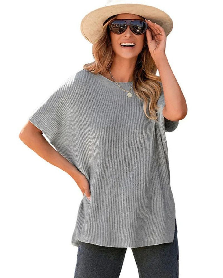 LENADE - Short Sleeve Oversized Sweater