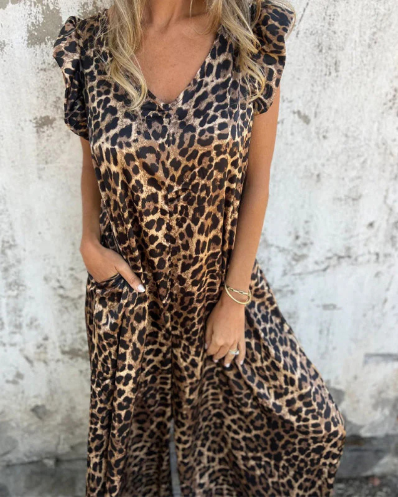 MARMARELA - Effortless V-Neck Jumpsuit