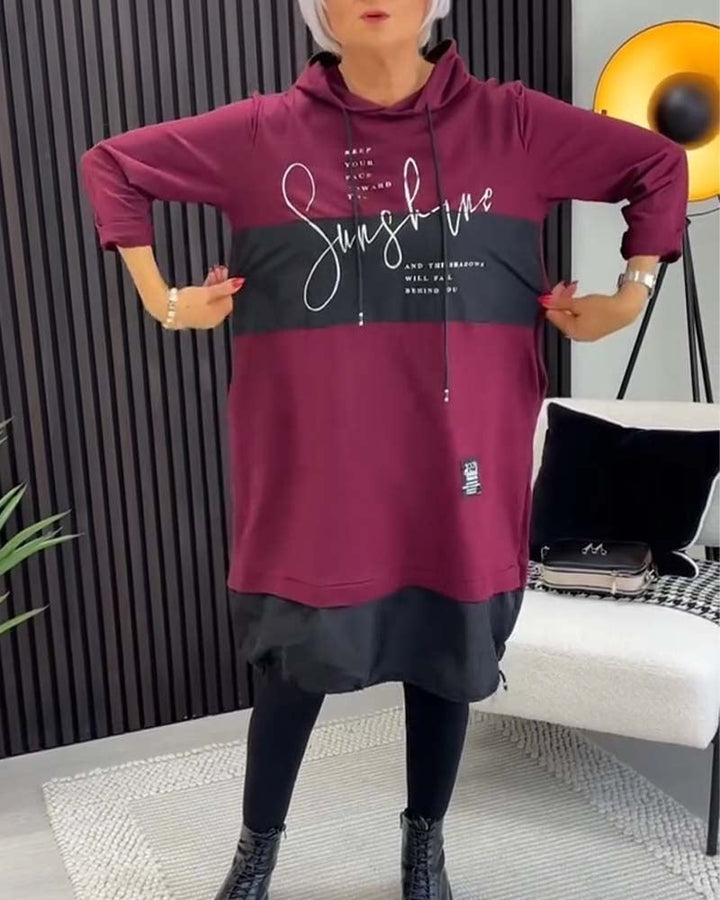 SEMBA - Casual Hooded Dress