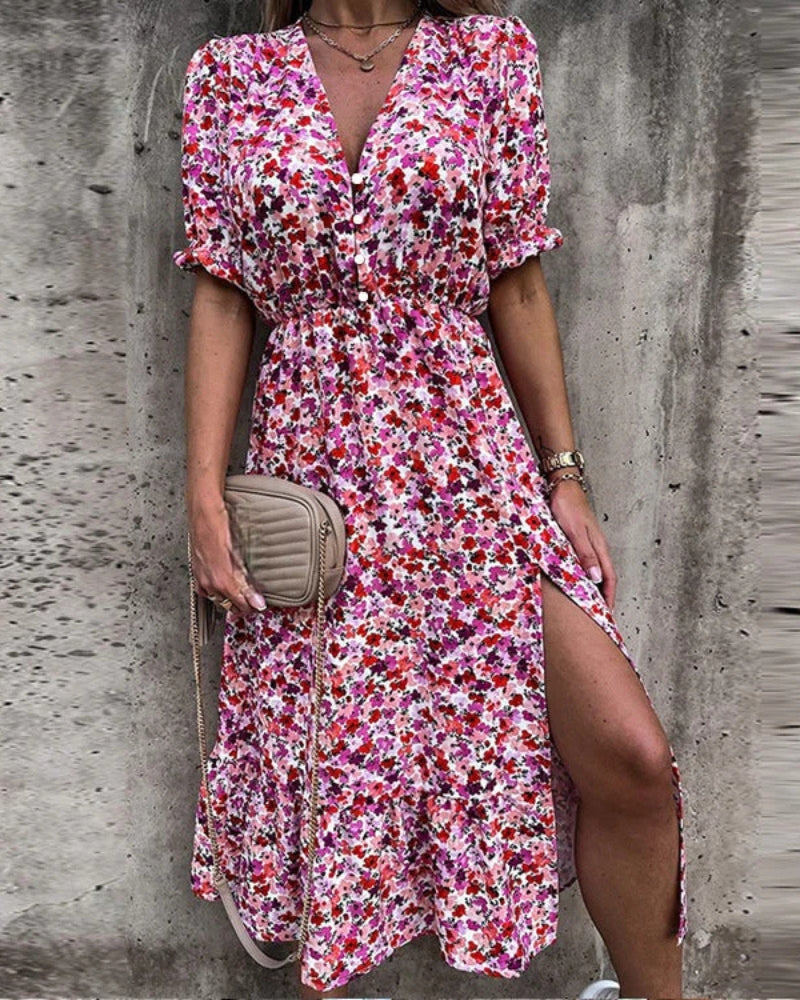 NAILA - ELEGANT FLORAL DRESS