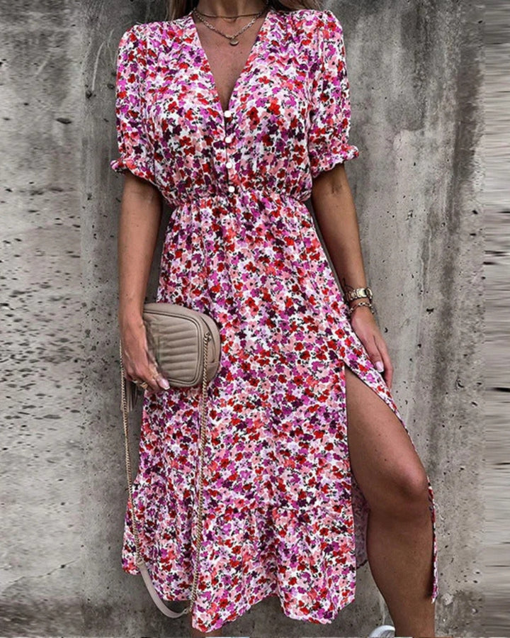 NAILA - ELEGANT FLORAL DRESS