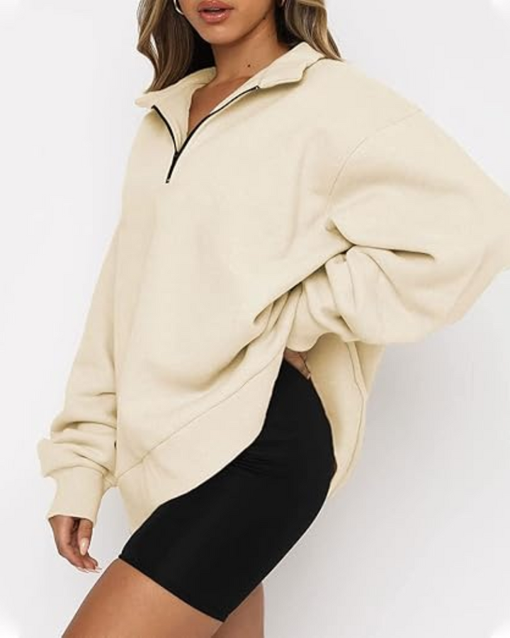 ANISE - HALF ZIP SWEATER
