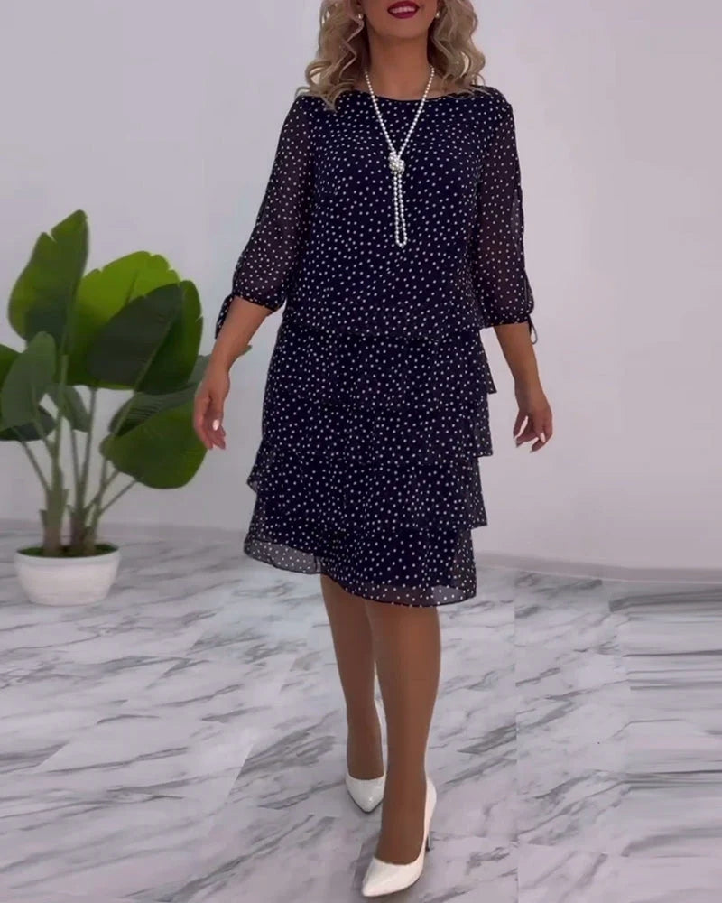 LANE - POLKA DOT MIDI DRESS