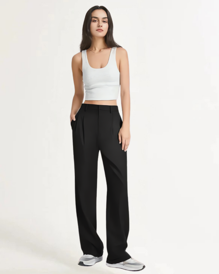 ARELLE - WIDE LEG TAILORED PANTS