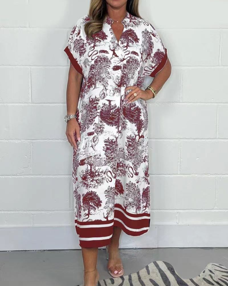CAMILLA - TOILE MIDI DRESS