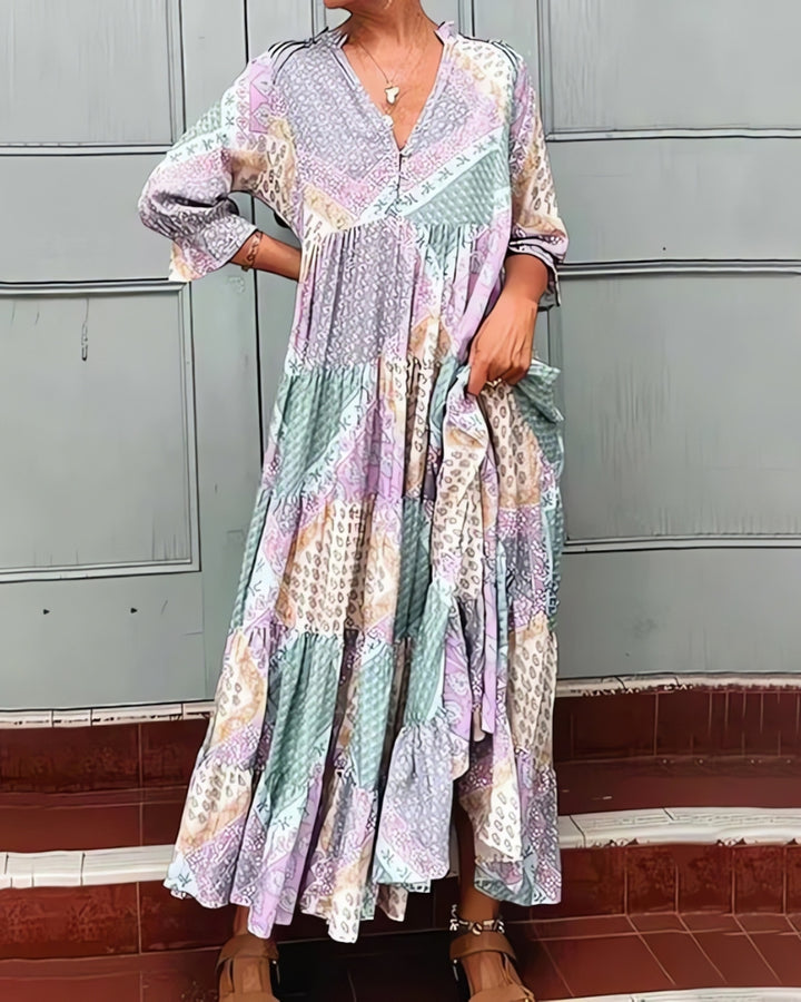 TUNI - PRINTED MAXI DRESS