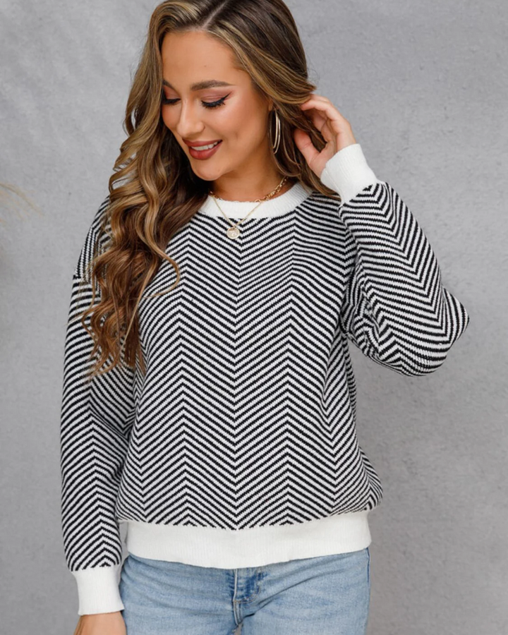 ARASA - STYLISH KNIT PULLOVER