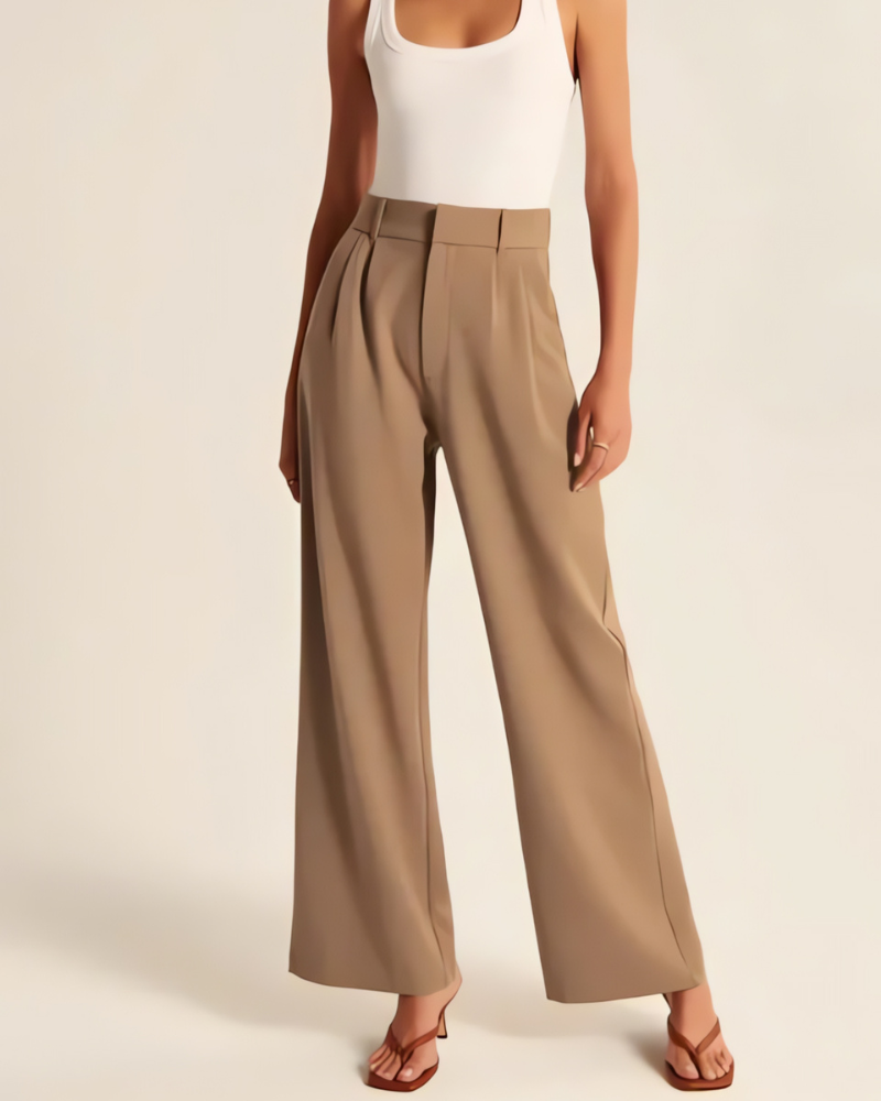 ARELLE - WIDE LEG TAILORED PANTS