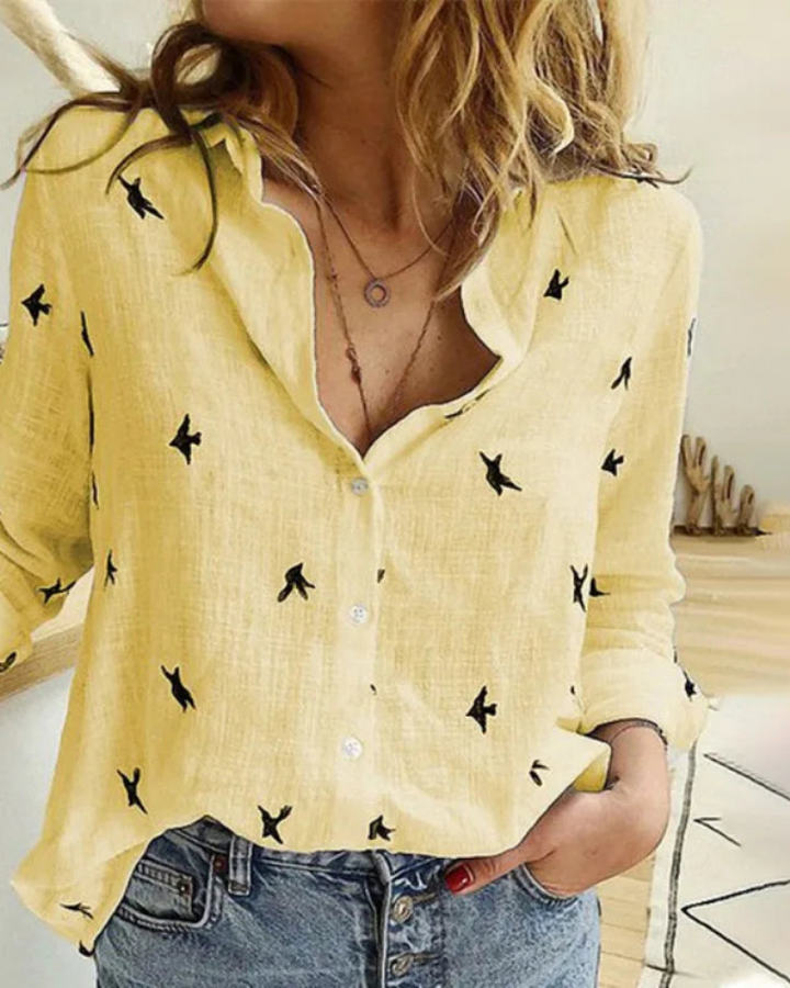 DERIA - COMFY LINEN SHIRT