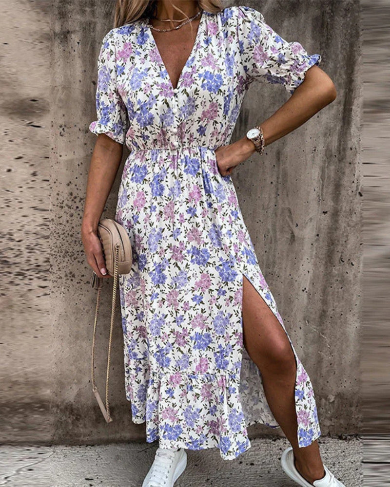NAILA - ELEGANT FLORAL DRESS