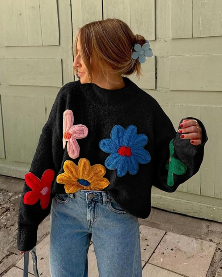 MIRENA - FLORAL SWEATER