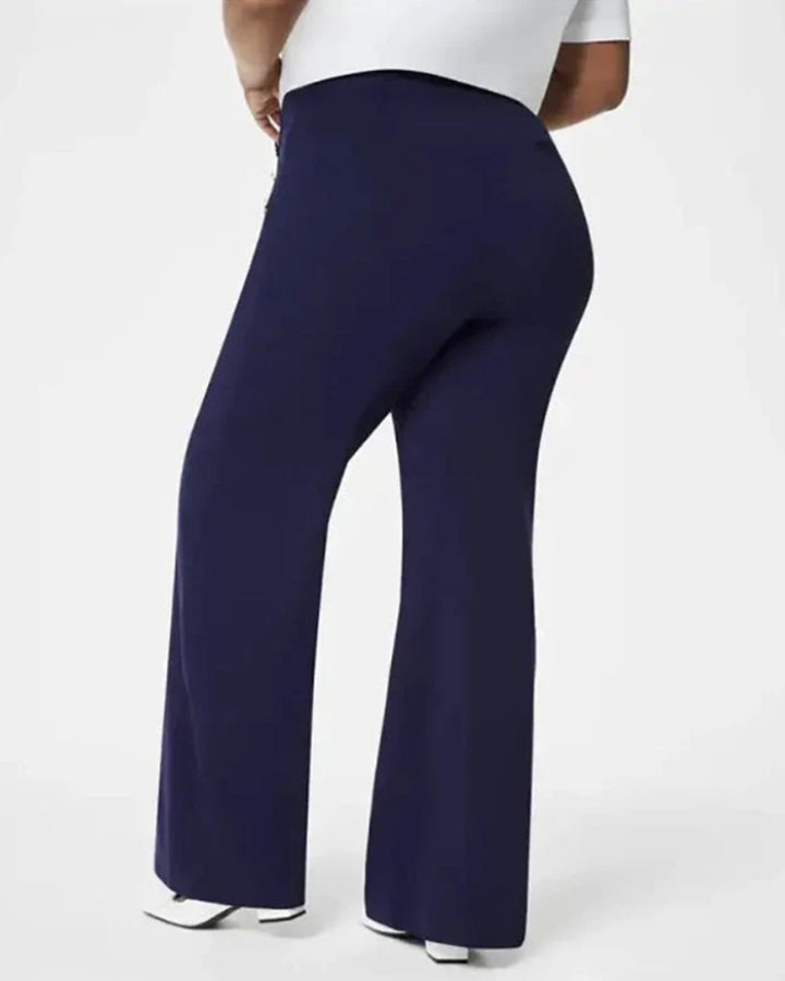 LEANA - HIGH STRETCH WIDE LEG TROUSERS