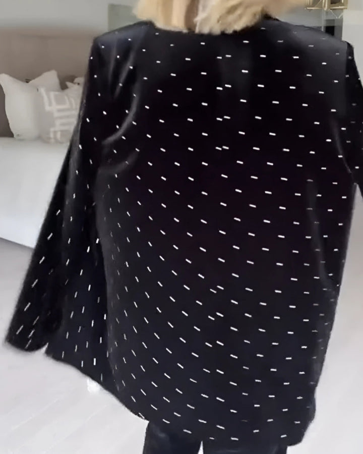 SAVAYA - Diamond Velvet Blazer