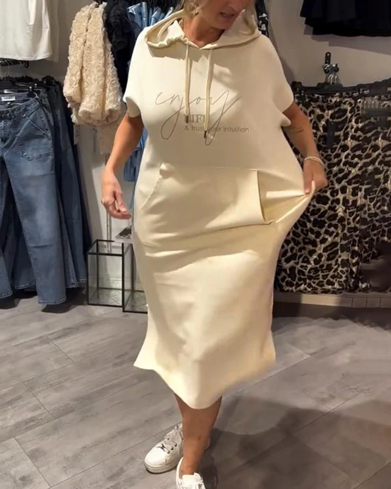 FAELAN - Elegant Hoodie Dress