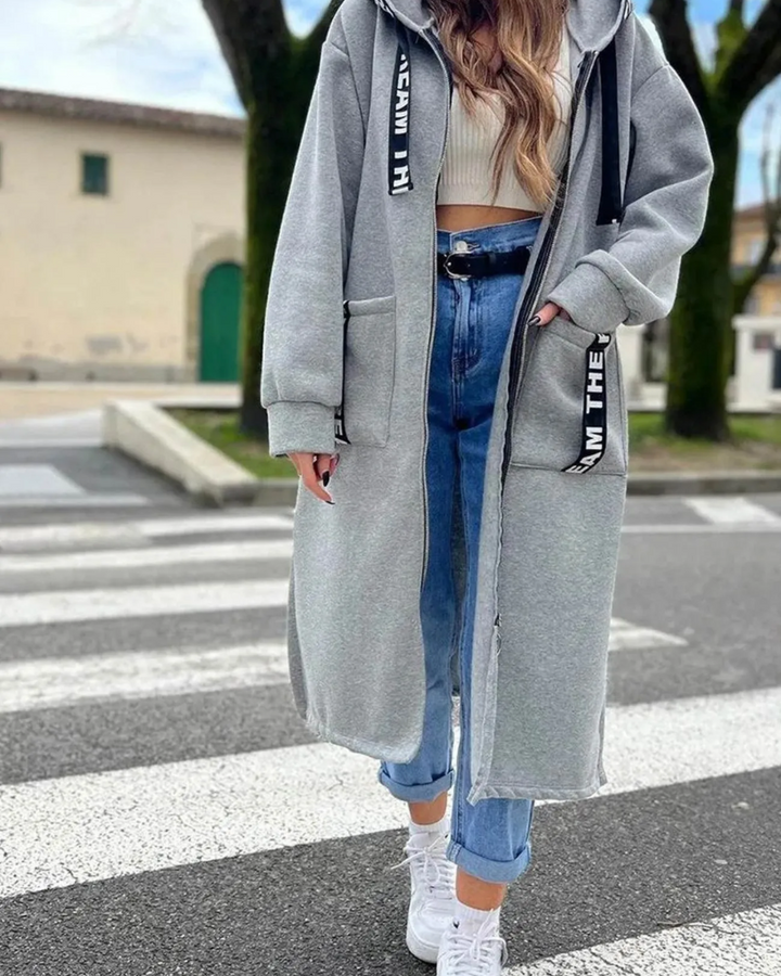BAIRANE - Slit Long Hoodie