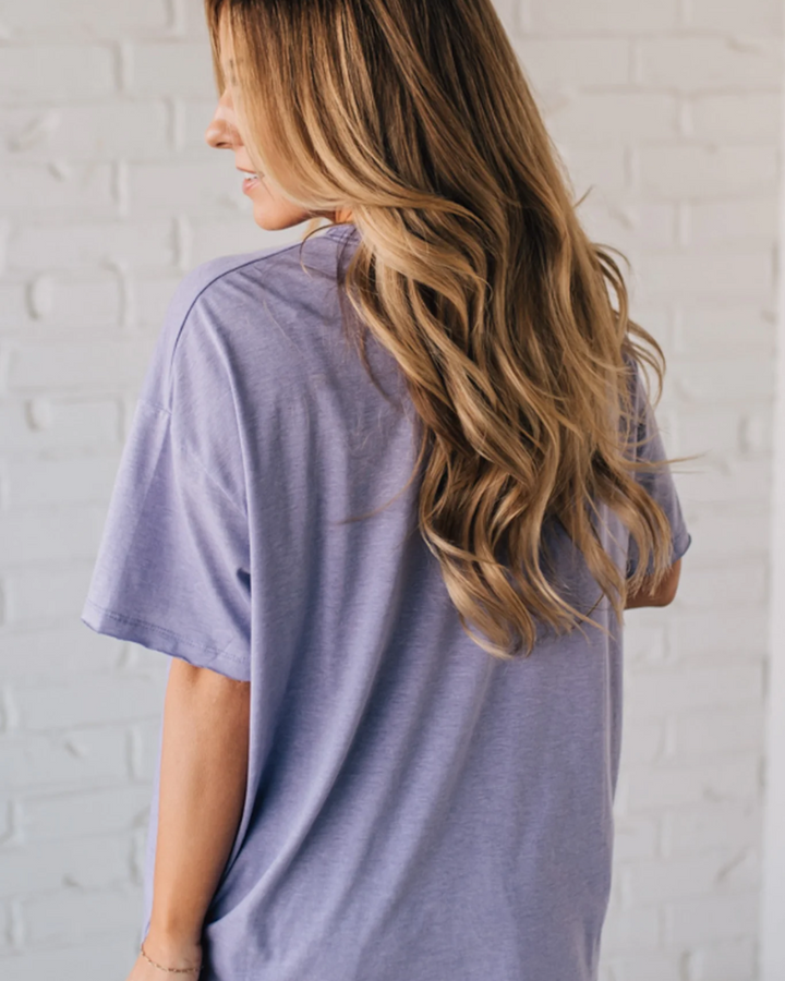 AIMEA - Raw Edge Boxy Tee