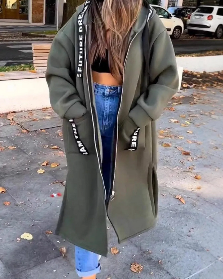 BAIRANE - Slit Long Hoodie