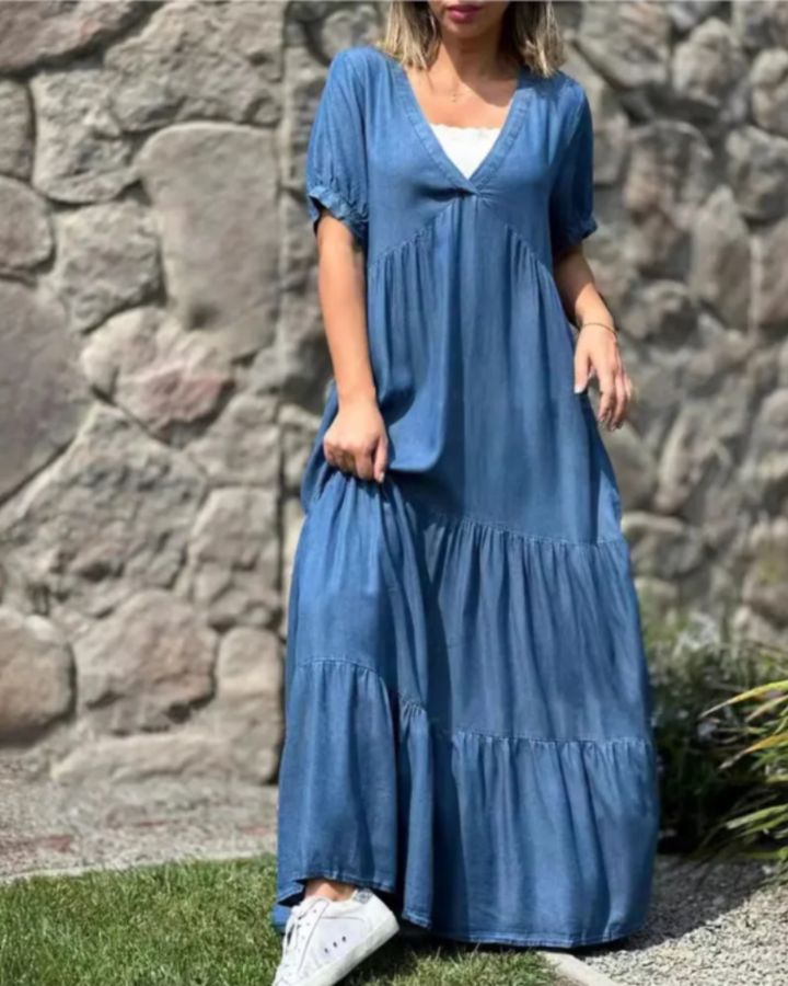 ALISE - CASUAL DENIM DRESS