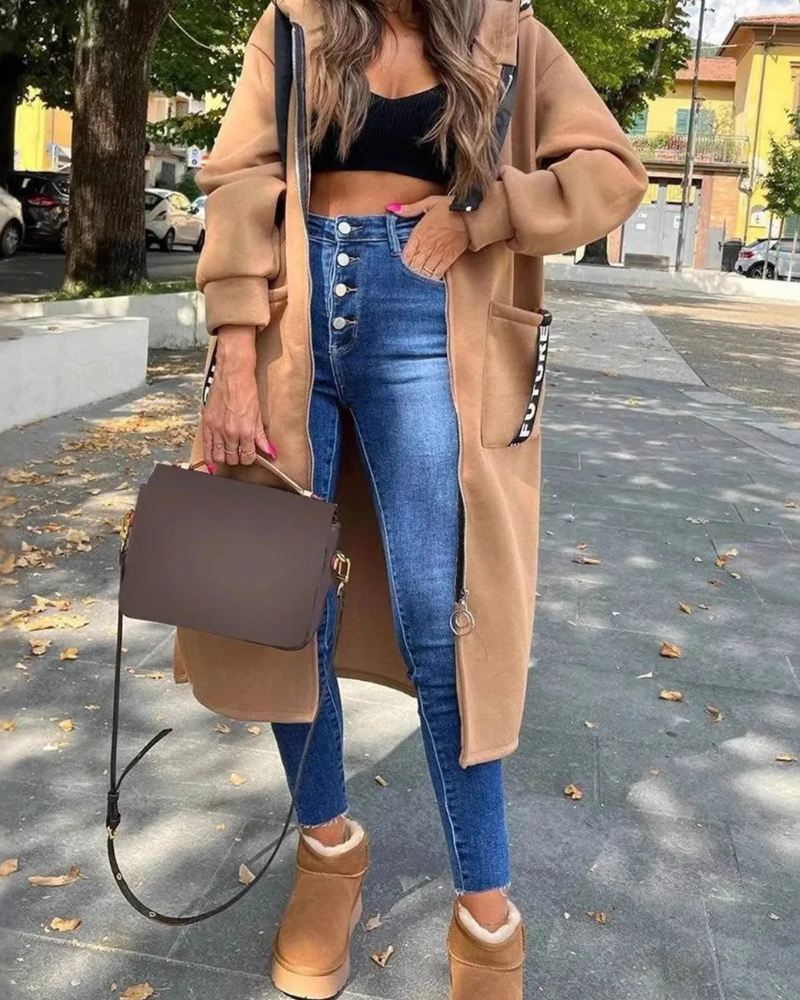 BAIRANE - Slit Long Hoodie