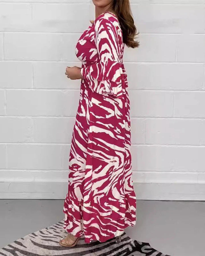 GILI - Smocked Printed Maxi Dress