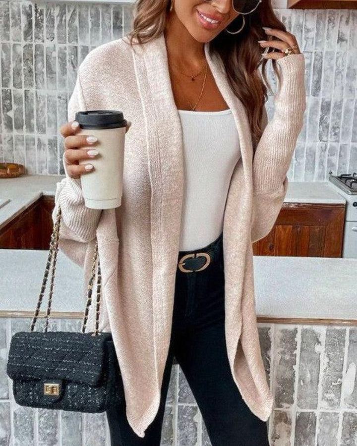 DEILE - APRICOT LONG SLEEVE CARDIGAN